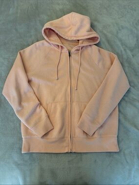 Peach Zip-Up Hoodie